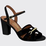 Sandália Feminina Slide Salto Alto Grosso Vizzano 6262.1023.7286 - Preto - 35
