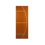 Folha de Porta Madeira Decorada 210x80cm Espessura 3,5cm Gaúcha MGM Melamínica Mogno