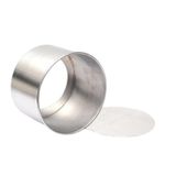 Forma Bolo Redonda Fundo Falso 15X10Cm - Alumínio - Metasa