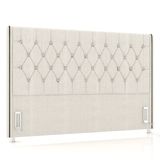 Cabeceira Cama Box Casal 140cm Florenza P02 Linho Creme - Mpozenato