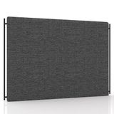 Cabeceira Cama Box Casal King 195cm Oscar P02 Linho Cinza Escuro - Mpozenato