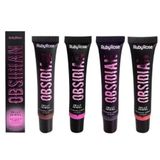 Kit Ruby Rose Obsidian Balm Jelly Jewel 4 Cores