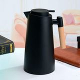 Garrafa Led Digital Preta Térmica Ideal Para Café Quente 1l