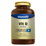 Vitamina D (2000Ui) 60 Cápsulas - Vitaminlife