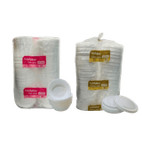 Kit Marmitex Isopor 750ml Total Plast C/ Tampa Com 50 Unidades Cada Totalplast