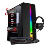 Pc Gamer Intel Core I7 3 Gtx 1050 16gb Ram Hd 1tb Ssd 120gb