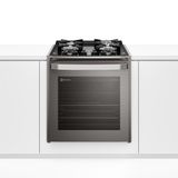 Fogão de Embutir 4 Bocas Electrolux Cinza Experience Mesa Vidro, Grill e VaporBake (FE4EC) 127V