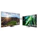 Samsung Smart Tv 98&quot; Qled Super Big 4k 98q80c 2023 + Ai Gaming Tv 43&quot; Neo Qled 4k 43qn90d 2024 Combo