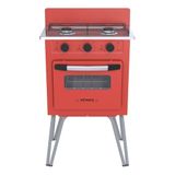 Fogão Portátil 2 Bocas Venax Gemini Vetrô A Gás Glp - Vermelho