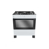 Fogão Mueller 5 Bocas Com Mesa De Vidro Eacendimento Branco Mfv5bb Bivolt