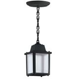 Luminaria Pendente Externo Vintage Colonial Preto Alz14