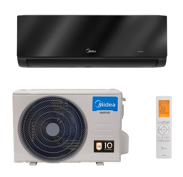 Ar Condicionado Spli Hi Wall Save Connect Black 12.000 Btus Quente E Frio 220v R-32