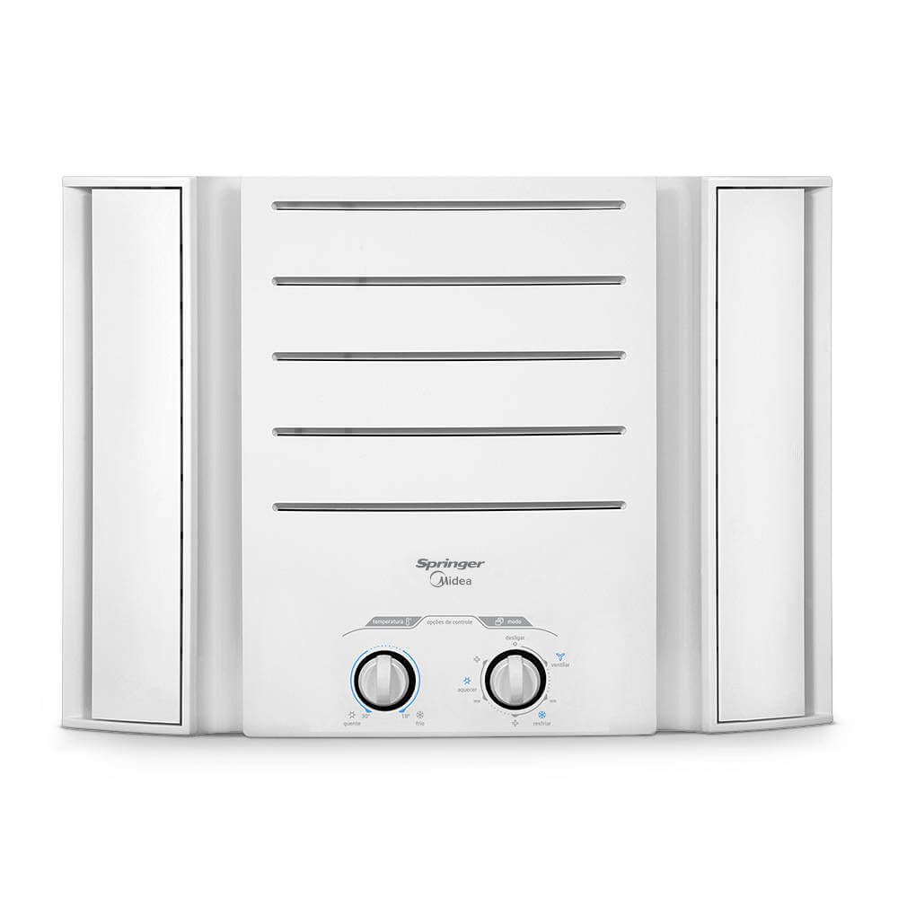 Ar-condicionado De Janela Springer Midea Mecânico 7.500 Btu/h  Quente E Frio Branco Qqj075bb - 220v