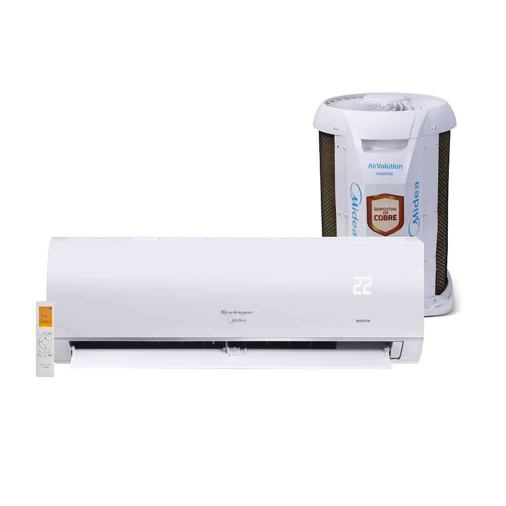 Ar Condicionado Split Hi Wall Inverter Springer Midea Airvolution Connect 9000 Btu/h Frio 42afvci09s5 - 220 Volts