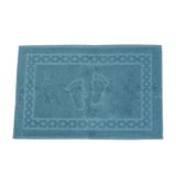Toalha De Piso Luxo 100% Algodão Verde Bene Casa 45x68cm