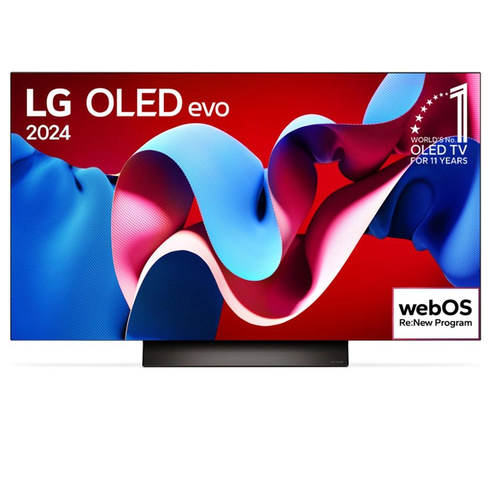 Smart Tv 4k Lg Oled Evo 55&quot; Polegadas Oled55c4, Processador A9 Ger7, Ai, Painel 144hz E Design Ultra Slim