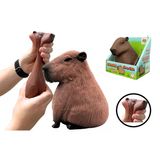 Capivara Grande Estica Esmaga Puxa Aperta Antistres Squishy