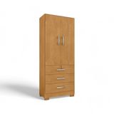 Roupeiro Paris 02 Portas E 02 Gavetas Naturalle