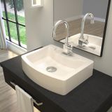 Kit Cuba Rt41 Com Torneira Luxo 1195 Metal E Válvula Click 1 Polegada E Meia E Sifão Pvc E Flexível Compace Bege