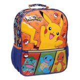 Mochila Pokemon Infantil Escolar Costas  Xeryus G