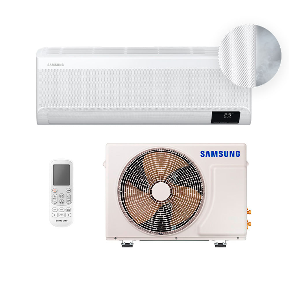 Ar Condicionado Split Inverter Windfree Connect Samsung 18000 Btus Quente/frio 220v Monofásico Ar18bseaawknaz