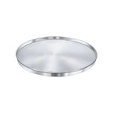 Assadeira Pizza 30cm De Diametro Redonda Mp Aluminio Polido