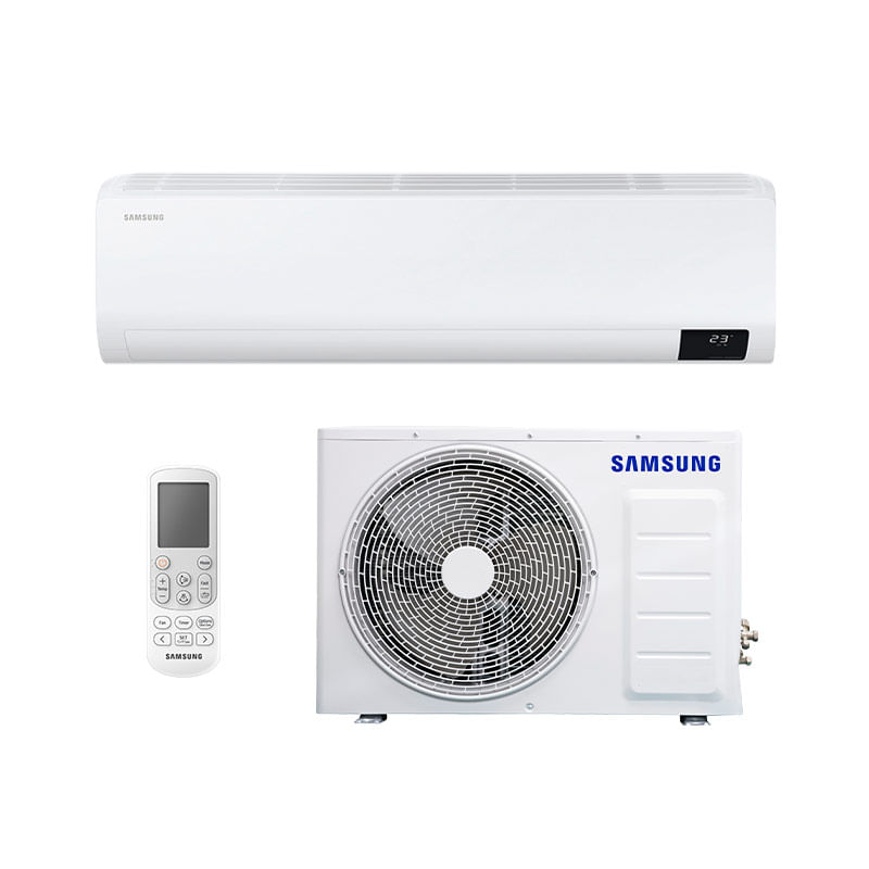 Ar Condicionado Split Digital Inverter Ultra Samsung 18000 Btus Quente/frio 220v Monofásicoar18bshzcwknaz