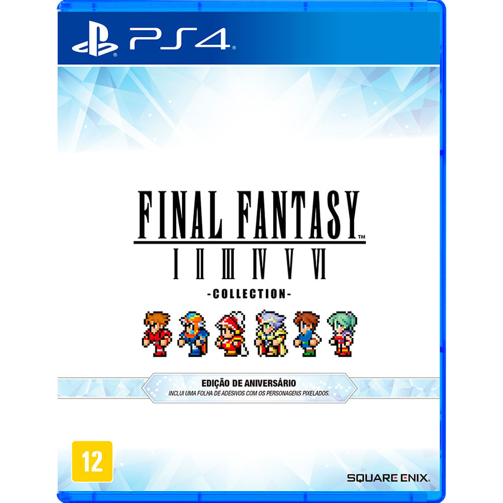 Imagem do produto Final Fantasy I-VI Collection Anniversary Edition PS4 - Físico em Carrefour