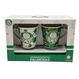 2 Xícaras Tulipa E 1 Pires Palmeiras 130 Ml - Cebola