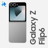 Smartphone Samsung Galaxy Z Flip6 5g Cinza, 256gb, 12gb Ram E Câmera Dupla De 50mp+12mp