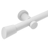 Kit Varão Completo Joy Infantil 28mm 3 Metros Com 2 Emendas - Quarto De Criança Branco