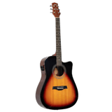 Violão Folk Elétrico Aço Wave-02 Sb