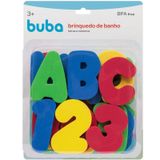 Brinquedo De Banho Letras E Numeros Coloridos - Buba