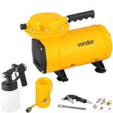 Compressor De Ar Direto 1/2hp 2,3pcm Bivolt Com Acessórios Vonder