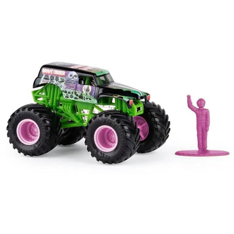 Mini Veículo Figura 1:64 Monster Jam New Grave Digger -Sunny Menor preço em Mini Veículo Figura 1:64 Monster Jam New Grave Digger -Sunny