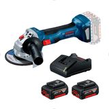 Kit Esmerilhadeira Angular 5 Gws 18v-li+2 Bate Carreg Bosch