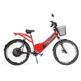 Bicicleta Eletrica Duos Confort Full 800w 48v 15ah Vermelha Duos Bikes