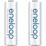 2 Pilhas Aa Recarregáveis 2100x Panasonic Eneloop 2000mah