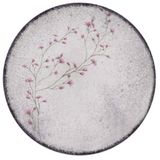 Prato Raso De Porcelana Decorada Floralis 25cm 1un Tramontina