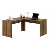 Escrivaninha/mesa Escritório De Canto Multimóveis Vcr25024 Nogal