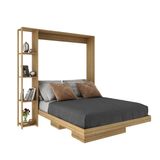 Cama Articulada Casal Para Colchão 138 X 188cm Multimóveis Vcr35034 Amêndoa