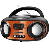 Radio Cd Player Portatil Mondial Com Bluetooth Usb  E Fm Laranja