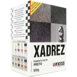 Tinta Em Pó Xadrez Preto 500g - Embalagem Com 10 Unidades