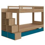 Treliche Infantil Com Escada E Nichos Infix C06 Aveiro/azul - Mpozenato