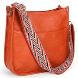 Bolsa Tiracolo Viva Terry Vegan Leather Fashion Orange