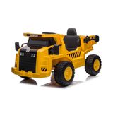 Carrinho Caminhao Eletrico Infantil 12v Com Cacamba Cat Com Controle Remoto