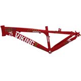 Quadro Aluminio Dirt Jump Tuff25 Aro 26 Vermelho - Viking