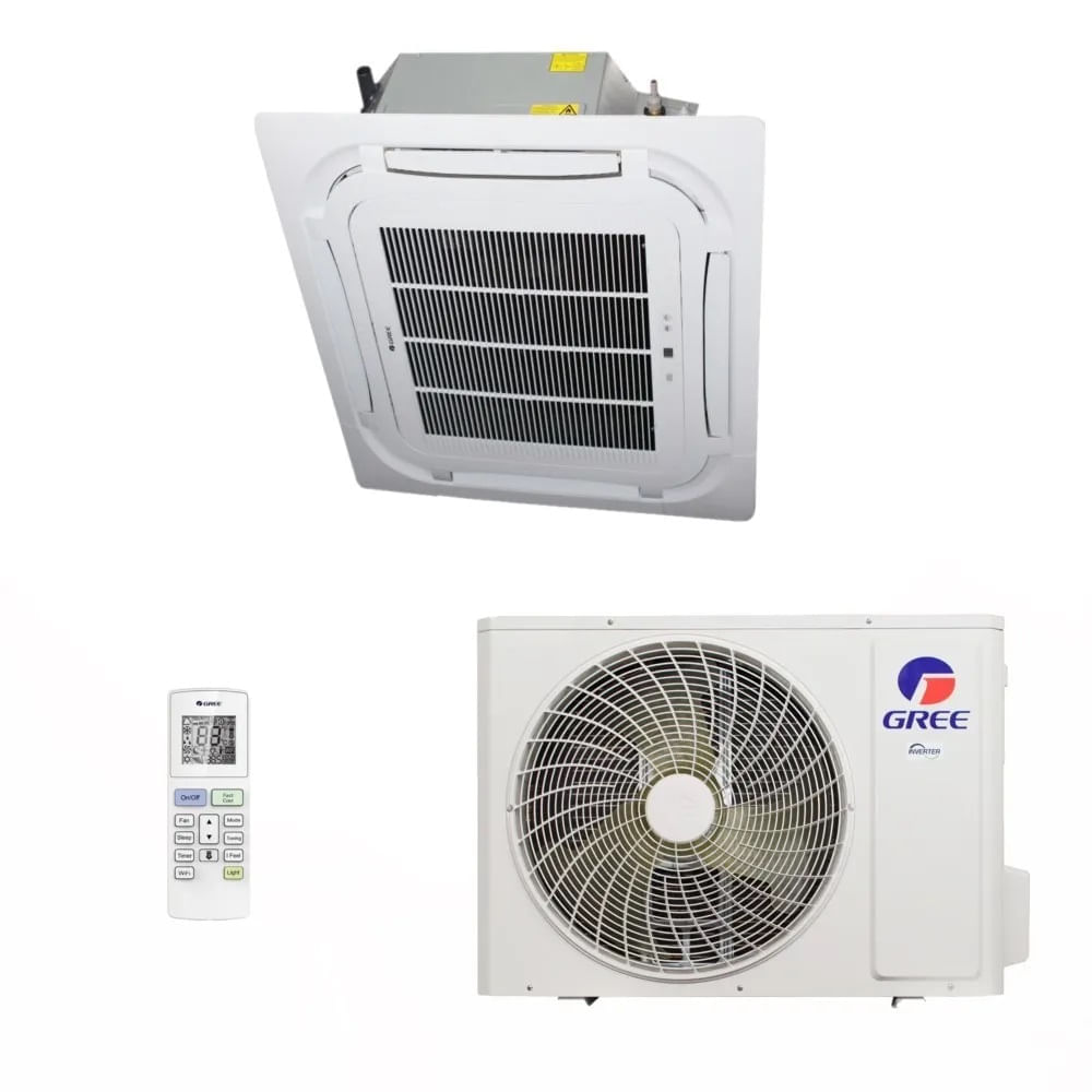 Ar-condicionado Split Cassete Gree G-prime Inverter Compact 24.000 Btus R-32 Só Frio 220v Monofásico