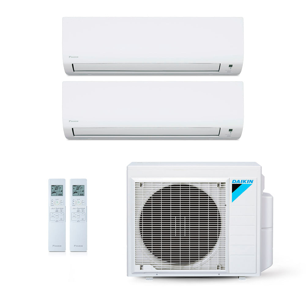 Ar-condicionado Multi Split Inverter Daikin 18000 Btus (2x Evap Hw 12.000) Quente/frio 220v