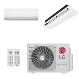 Ar-condicionado Multi Split Inverter Lg 18.000 (1x Evap Hw 9.000 + 1x Evap Cassete 1 Via 9.000) Quente/frio 220v